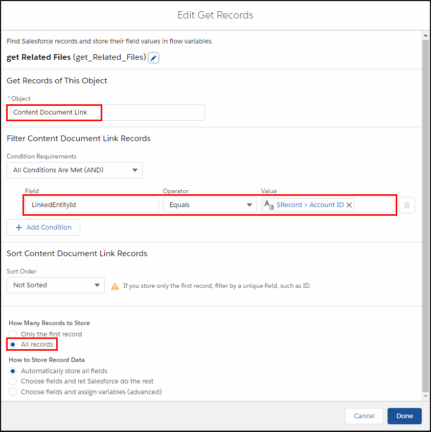 Count files on a Salesforce record - get files