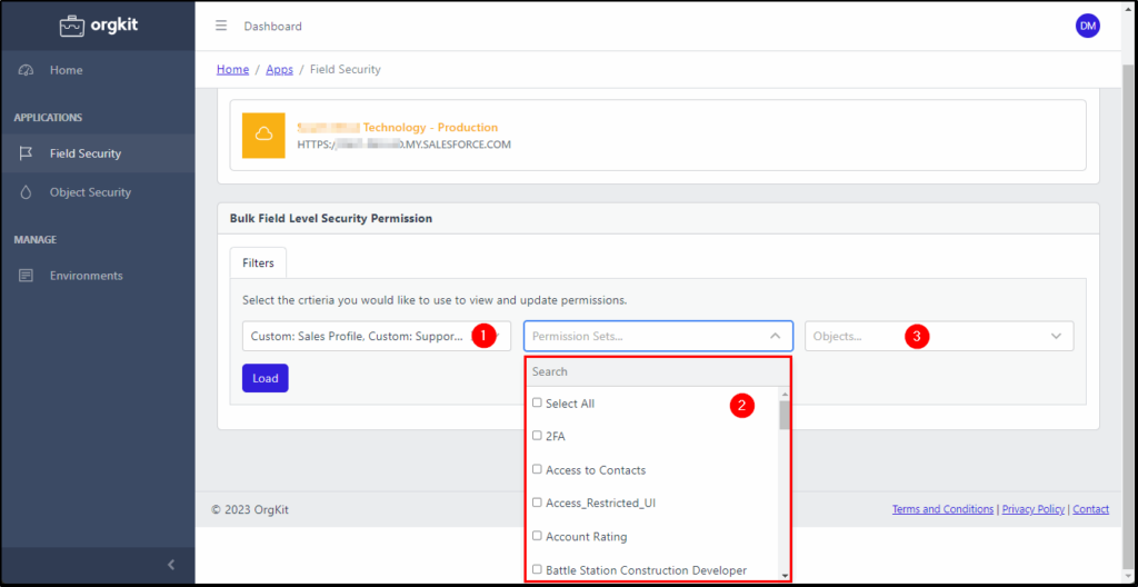 Orgkit Review - select permission sets