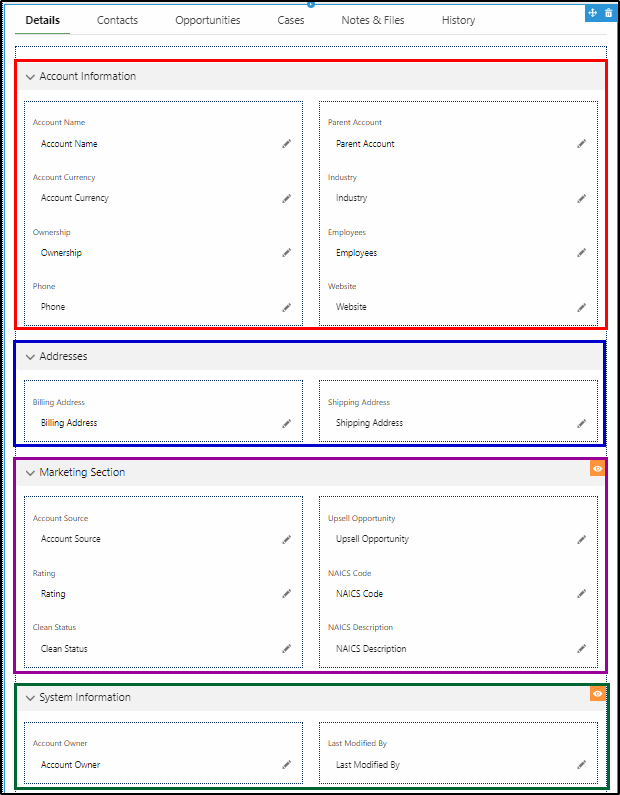 lightning record pages