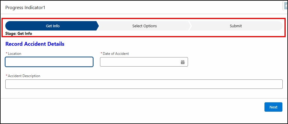 progress indicators in flows